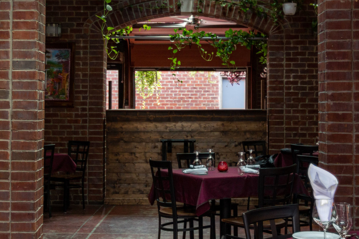 Interior, window with vines